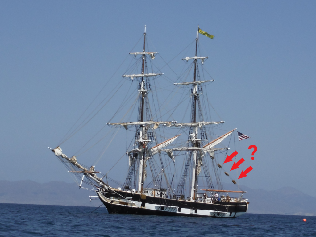 Topping lift (Main and fore booms on schooner) - Masting, rigging and ...